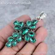 Buy Aqua Apatite pendant Oval handmade Sterling Silver925 Jewellrey gift for Her
