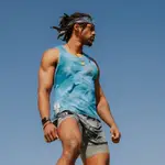 FLIPPOS 無袖紮染運動背心-男【FLIPPIE’S SINGLET AERO® TIE-DYED】MEN