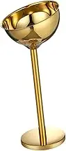 Standing Ice Bucket Ice Cube Container Bucket on Stand Ice Bucket with Stand for Restaurants Beer KTV Party, Gold
