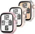Case for 40mm Apple Watch SE Series 6 5 4 Screen Protector,with Hard PC
