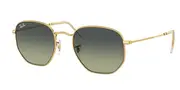 Ray-Ban RB3548 Hexagonal 001/BH Men's Sunglasses Gold Size 51