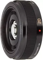 Panasonic LUMIX G 20mm f/1.7 II ASPH. Lens BLACK [H-H020A] Micro 4/3 Mount