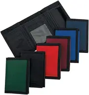 [Fun Express] Velcro and Nylon Wallet Assortment - Set of 1 Dozen Wallets - Tri Fold Design - Gifts, Party Favors and Giveaways - 12 Pieces