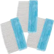 Totority 3pcs Piano Bow Ponytail Comb Metal Bow Hair Comb Iron Bow Comb Violin Bow Hair Combing Tools Violin Bow Hair Metal Combs Iron Combs for Violin Bow DIY Bow Comb Tools Silver Plastic