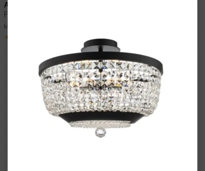 Allegri Terzo 18 Inch Semi Flush 6x40W
