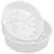 Versatile Steaming Rack for Rice Buns and More Foods White 22.50X22.50X6.00CM