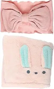 CANIGHT Absorbent Fast Drying Hair Wrap with Hairband Quick Dry Bath Towel