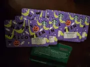 Starbucks Card Happy Halloween Purple US 2024 $0 Vslue 5xpc