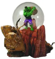 Incredible Hulk Marvel Comics Movie Motion Globe Statue New 2004 Possible Defect