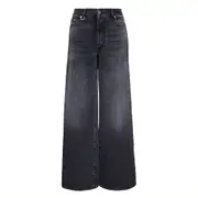 [We11done] Oversized Washed Denim Pants