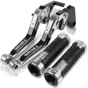 FOR YAMAHA FZR600 FZR 600 1989-1993 1990 1991 1992 Motorcycle Aluminum Adjustable Brake Clutch Levers Handlebar Hand Grips ends FZR600 1989-19931