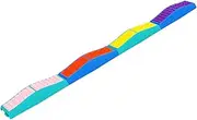 rockible Colored Wavy Balance Beams Stepping Stones Non Slip Textured Surface Playground Promote Agility Strength Obstacle Course