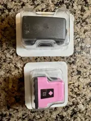 HP Ink 02 Ink Cartridges 1 HP C8734W Light Magenta + 1 HP C8719W Black Expired