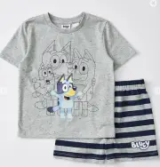 New Genuine Size 5 Bluey Short Sleeve & Shorts Pyjama PJ Set Kids