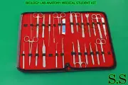 35 PC BIOLOGY LAB ANATOMY MEDICAL STUDENT DISSECTING KIT WITH SCALPEL BLADES #11