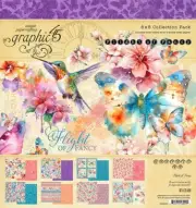 Flight Of Fancy - Graphic 45 - 8x8 Paper Pad 24/pk Mixed Media