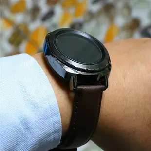 Smart watch手錶錶帶 active真皮錶帶華米GTS2錶帶 realme watch錶帶 20mm通用快拆錶帶