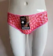 Bonds Ladies WR9H L3E Clueless Printed Icons Mesh Cheeky Brief Size 14 New