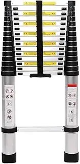Ladders,Extension Ladder Telescoping Ladder Aluminum Adjustable Extension Tall Multi Purpose Loft Ladder for Home Office Premium Extension Ladder,H,2.0M (H 2.9M)