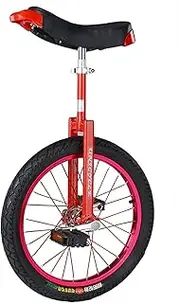 FREEZYMAN Adults Unicycle 20 Inch, One Wheel Balance Bike Unicycles for Big Kids Boys Girls Teens Beginners, Excellent Manganese Steel Frame ( Color : Red )
