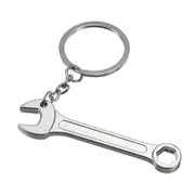 8 Pcs Mini Tool Model Wrench Socket Key Chain Ring