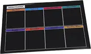 DOITOOL Magnetic Weekly Schedule Board Erasable Fridge Planner for Organizing Daily Life Material with Soft Magnetic Backing for Kitchen Memo and Monthly Planning