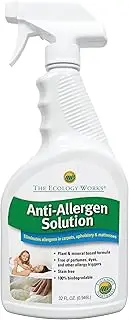The Ecology Works Anti-Allergen Solution (32oz) - Eliminate Allergens, Pet Dander, Dust Mites & Reduce Irritating Allergies, Gentle Hypoallergenic Formula Safe for Clothing, Fabrics & Hard Surfaces