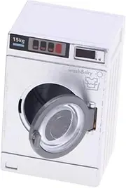 Mini Washing Machine Model Dryer Doll Mini Toilet Seat Washing Machine Laundry Pretend Play Kit Washer 1 12 Toilet Miniatures Makeup Brush Washing Machine Plastic