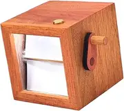 B Baosity Photo Album Flip Book DIY Rustic Gift Hand Crank Animation Machine for Scrapbooking Traveling Party Valentine Graduation, Orange