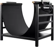 18" Firewood Racks Fireplace Log Holder with Canvas Carrier Simple Assembly