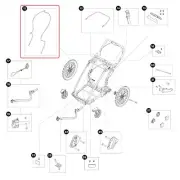 Thule Wire Disc Brake Cable for Thule Chariot Sports 2