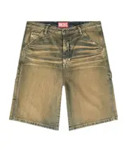 Diesel D-Livery Denim Shorts 33,29,30,31,32 Brown/blue