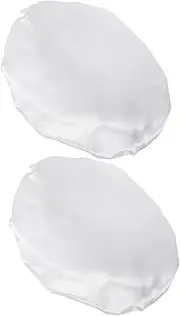 DONFAMDS Waterproof Bathing Cap Elastic Band 2 Pack Reusable Shower Caps for Women Hair Protection and Quick Dry