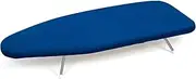 Duwee (30.47x73.66cm) Table top Ironing Board with Thicken Felt Padding, Stainless Steel Leg (Blue)