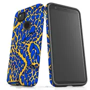For Google Pixel 4a Tough Protective Cover, Blue Frog