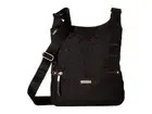 Baggallini Around Town Bagg with RFID Phone Wristlet - Black Cheetah Print