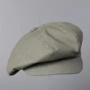 Women Cotton Oversized Newsboy Hat Vintage Painter Beret Flat Cap Summer