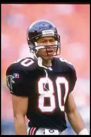 Wide receiver Tyrone Brown Atlanta Falcons looks on during a ga- 1995 Old Photo