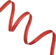 uxcell Piping Cord Trim, 10 Yards Polyester 1/2 Inch Satin Piping Bias Tape with Welting Cord for Sewing/Upholstery Trim/Slipcovers/DIY Decor, Lip Tape [Red]