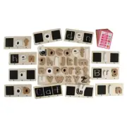 Creative Beginning Chalkboard-Based Lowercase ABC Puzzle & Word Family Kit