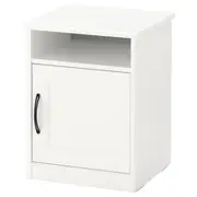 SONGESAND Bedside table, white, 42x40 cm