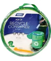 Portable Pop Up Recycle Container Collapsible Recycle Garbage Bin 18"x24"