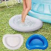 Inflatable Pool Foot Bath Basin, Portable Foot Soaking Bath Basin for Pool Entry Ladder, Swimming Pool Clean Feet Basin for Above Ground Swimming Pools Home Spa Treatment for Men,Women /124 (Color :