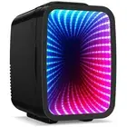Mini Fridge, 4 Liter/6 Cans Small Refrigerator With Dimmable LED Light,AC/DC ...