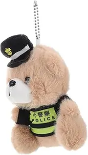 Abaodam Adorable Mini Bear Plush Keychain Cute Animal Doll Pendant for Bags Backpacks and Party Decorations Soft Plush Material Versatile Design for Everyday Use