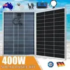 400W Mono Solar Panel 12V 400 Watt Bifacial Camping Home Battery Charging Power