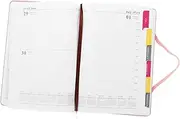 FUNOMOCYA Yearly Schedule Notepad Stylish Daily Planner Notebook for Students Office and Travelers Portable Agenda Notepad for Easy Organization and Personalization