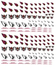 1/64 Arizona Cardinals nfl Waterslide Decals MADE IS THE USA