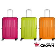 CROWN C-FD133 27吋行李箱-黑色【旅遊補給】 正方大容量拉桿箱