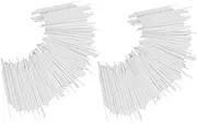 TIDTALEO 200Pcs DIY Lollipop Sticks for Candy Cookies Desserts Multi Function Marshmallow Wrapping Paper Sticks Smooth Surface for Party Treats
